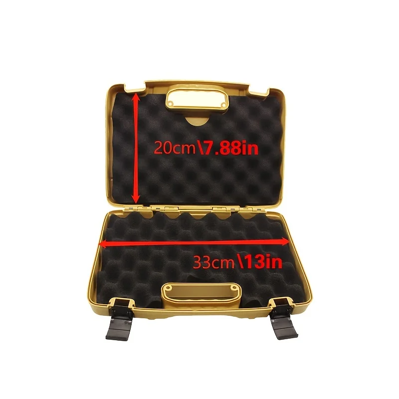 Portable suitcase GLOCK 1911 ABS Pistol Case Tactical Hard Pistol Case Padded Foam Lining For Hunting Airsoft