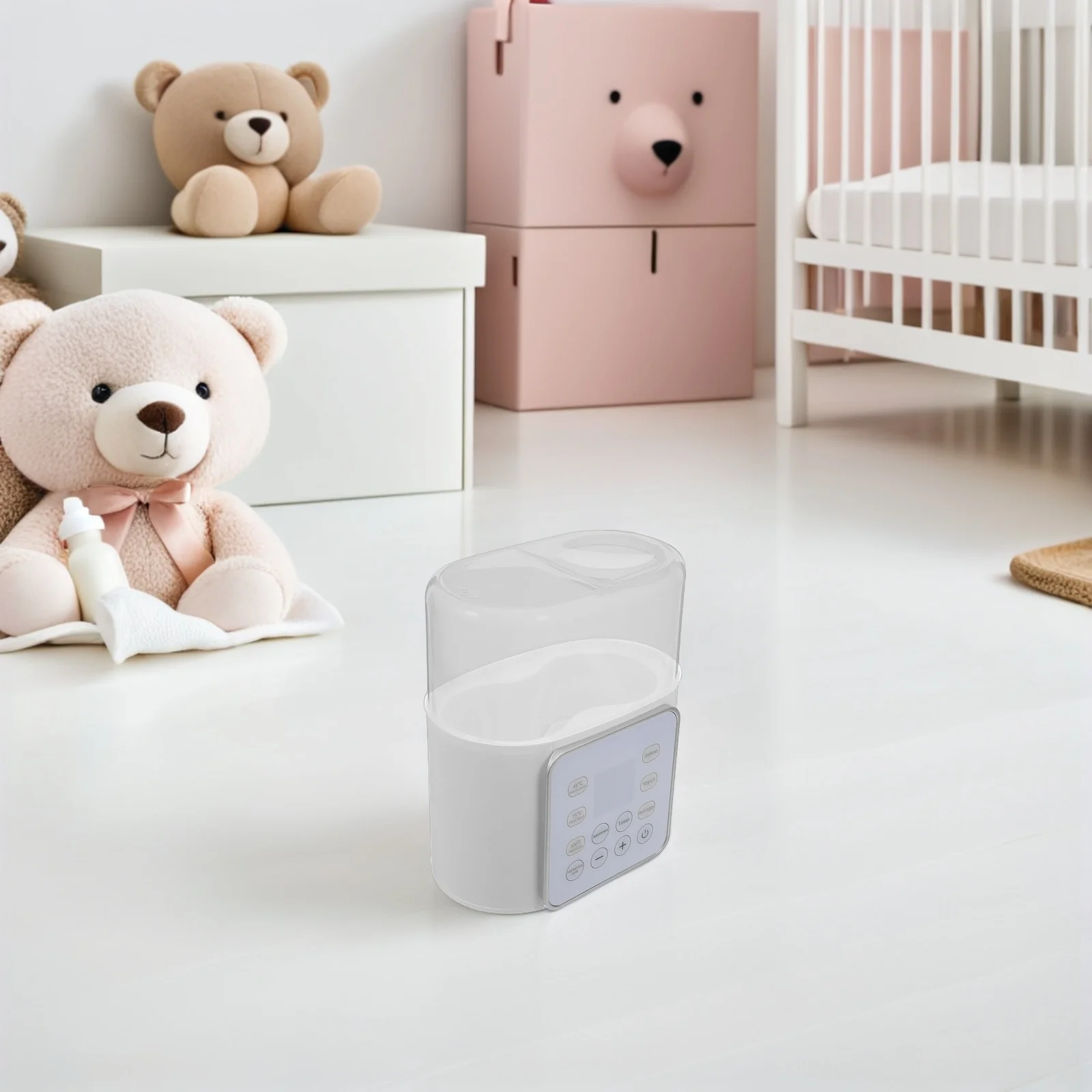 

Double Bottle Milk Warmer Electric Temperature Control Baby Feeder Warmer Breastmilk Heating Device Multi-Function Use