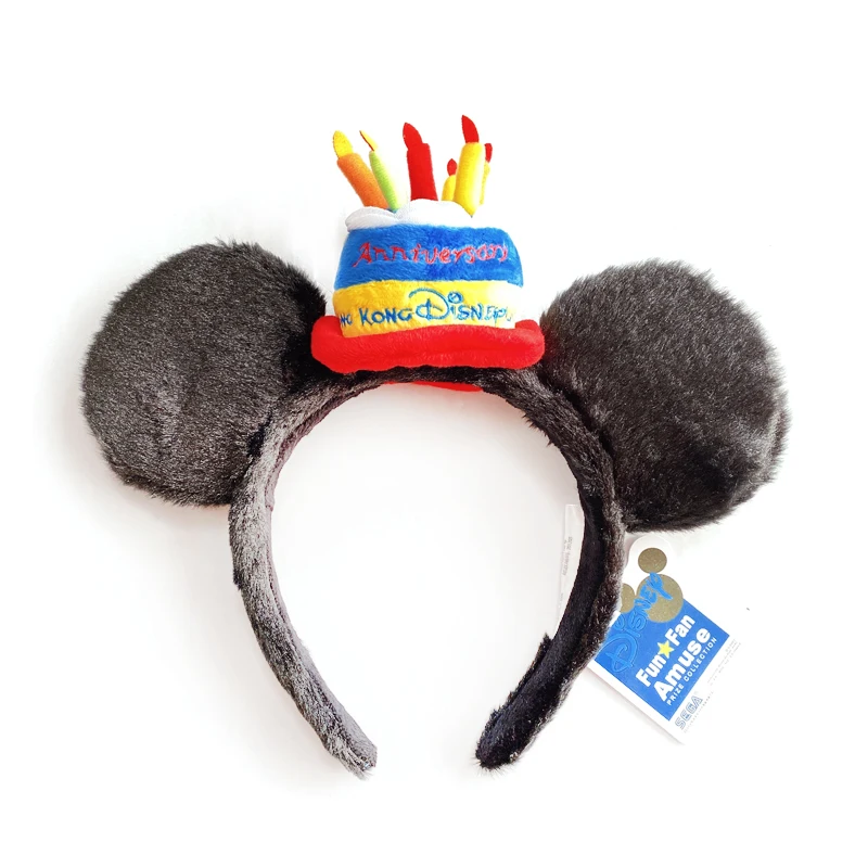 Disney 3D Minnie Mouse Hairband Cartoon Animal EARS COSTUME Headband Cosplay Plush Adult/Kids Headband Party Accessories