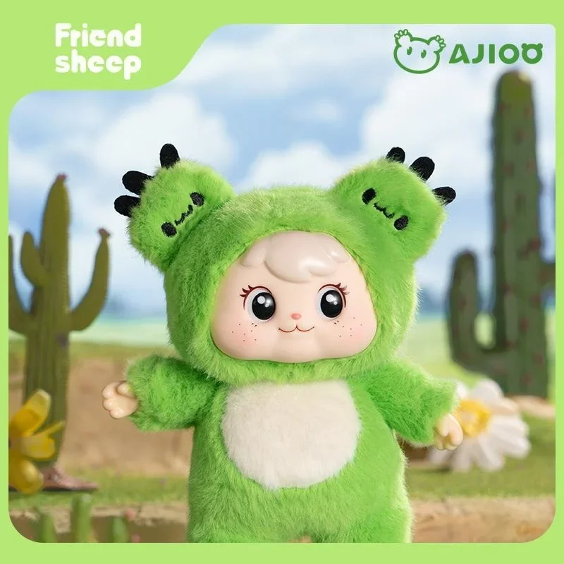 

Frindsheep Bestie Lamb Ajio Oo Plant Spirit Series Tide Play Surprise слепая коробка виниловая плюшевая кукла в подарок игрушка ручной работы кулон