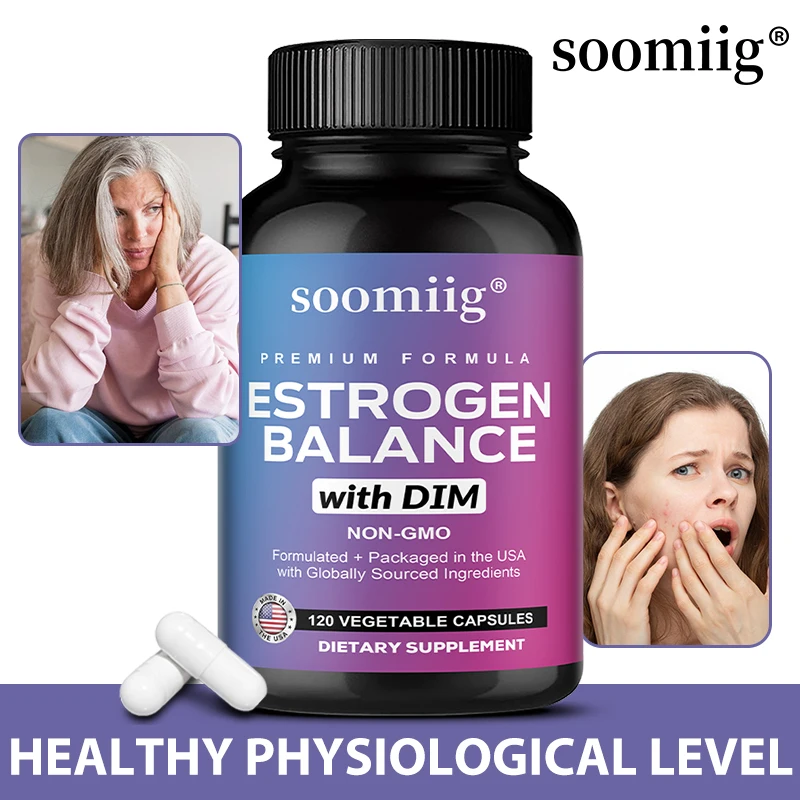 

Estrogen Balance Capsules - Maintain Women's Health and Energy Levels, 120 Capsules