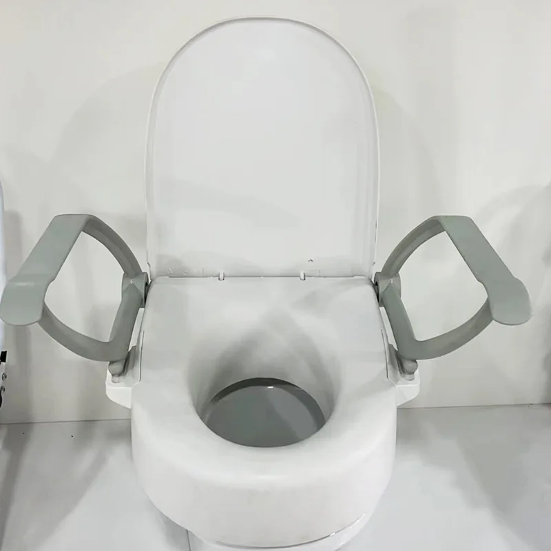 HYS toilet handrail is suitable for seniors, elderly people can safely stand up when using the restroom, grab armrest