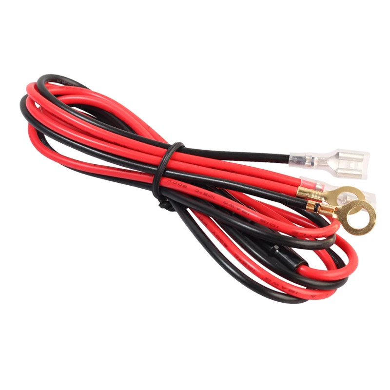 Cable de alimentación USB 18AWG 10A, Cable de cobre con fusible, Cable de instalación de encendedor de cigarrillos de coche, cargador de coche de 1m/3,3 pies