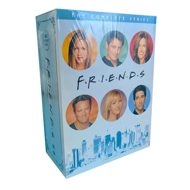 

High-Definition US TV Series Friends Seasons 1–10 with Chinese Subtitles 40 DVDs + 2 CDs