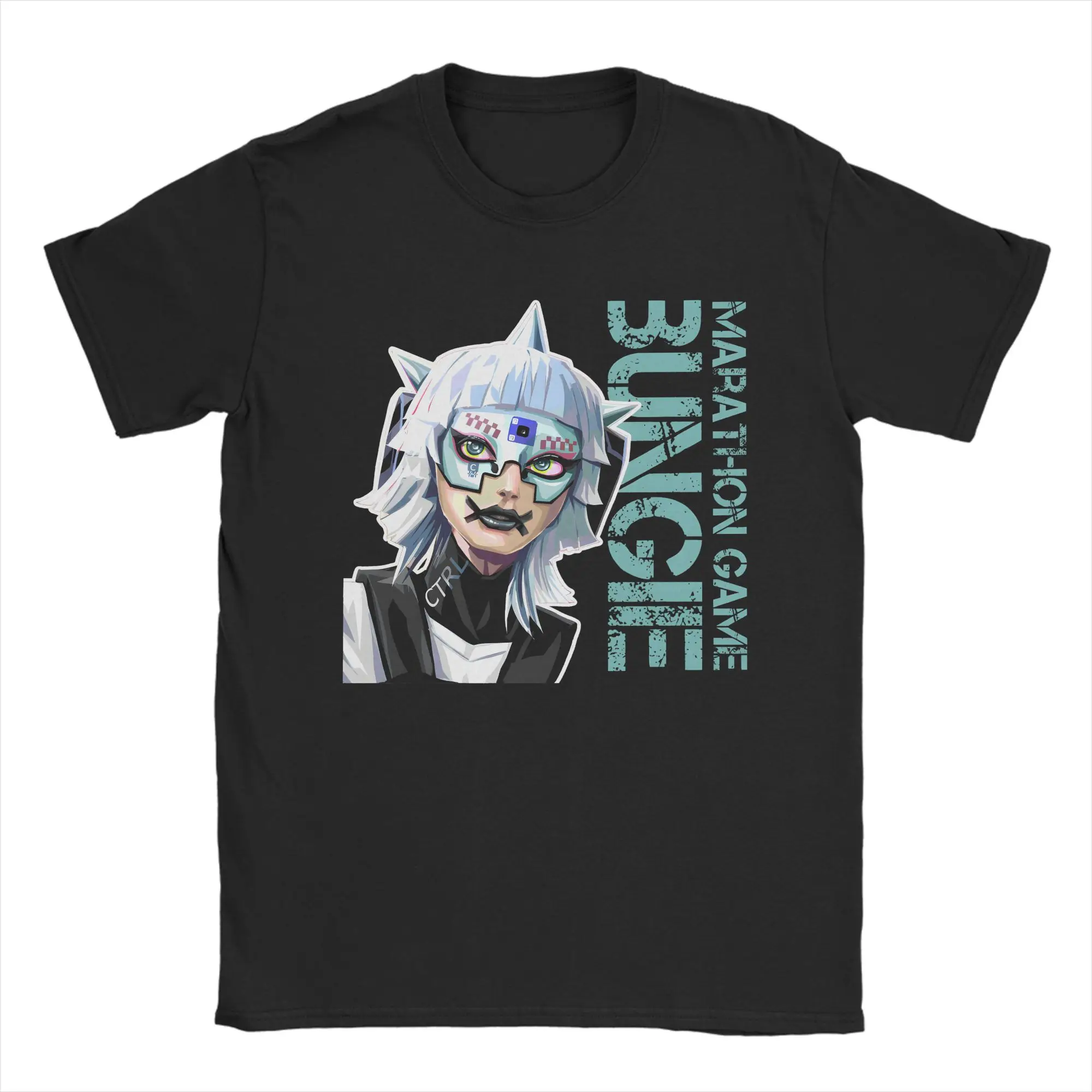 Novelty Marathon Game Bungie  T Shirt Men Cotton Short Sleeve Bungie  Round Neck Summer Clothing
