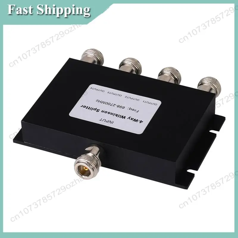 -A01R 4 Way Microstrip Power Divider Splitter 698-2700Mhz Gsm 4G Lte W-Cdma FDD Mobile Antenna Signal Repeater