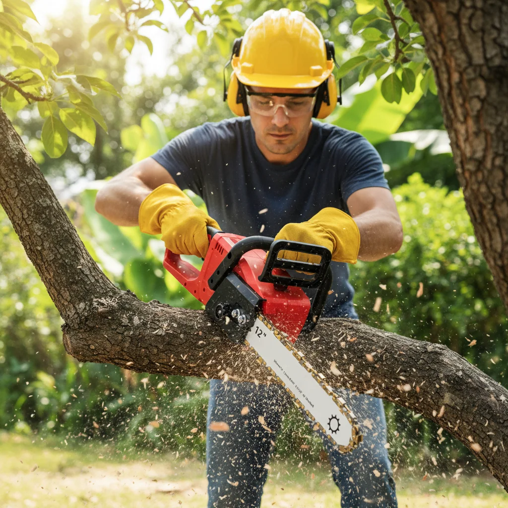 12-Inch Cordless Chainsaw 21V  - đánh giá và giá Cordless Chainsaw 12 Inch Battery