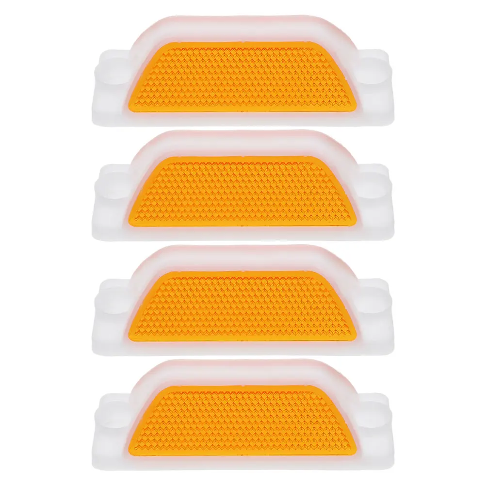 4 Pcs Reflective Delineator Road Marker Pavement Delineators Driveway Reflectors Markers High Speed
