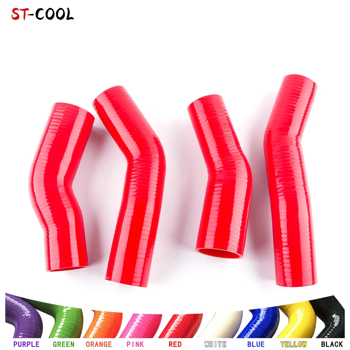 

For 1990-2000 Nissan 300ZX Fairlady Z32 3.0TT 1991 1992 1993 1994 1995 1996 Turbo Intercooler Silicone Hoses Kit 4Pcs 10 Colors