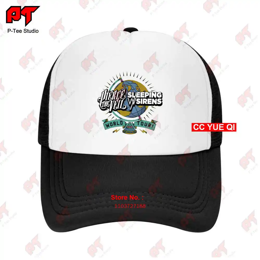 World Tour Pop Punk Pierce The Veil Sleeping With Sirens 2015 Baseball Caps Truck Cap 21GG