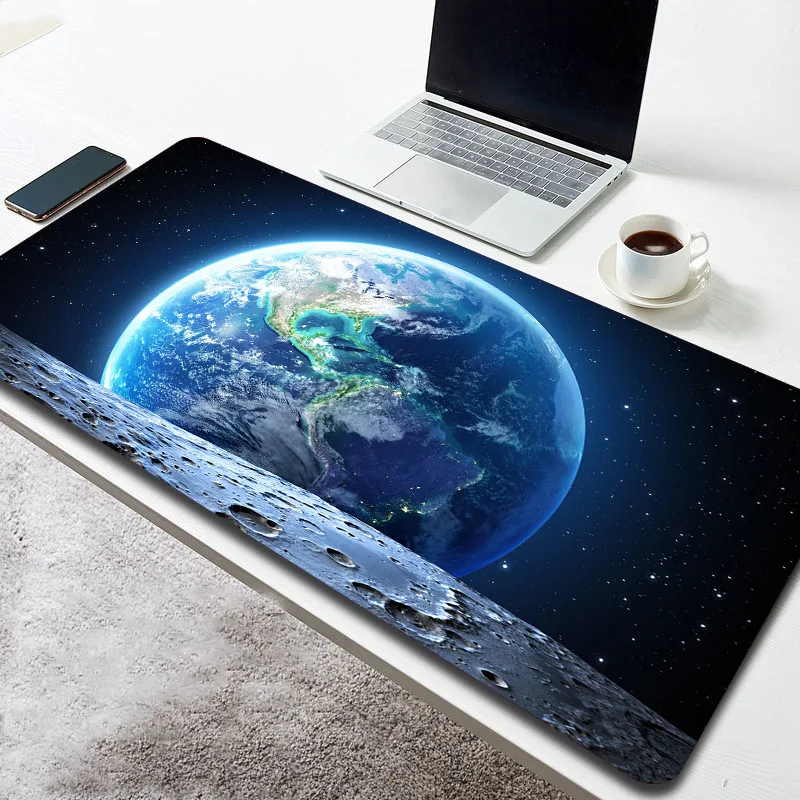 

Earth 800x300 Large Size Mouse Pad Gamer Waterproof Non-slip Notebook Keyboard Desk Mat XXL Space Art Mousepad Stuff Accessories