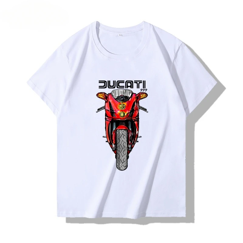 T-shirt à manches courtes pour homme, pour passionnés de culture moto, avec motifs de moto tout-terrain