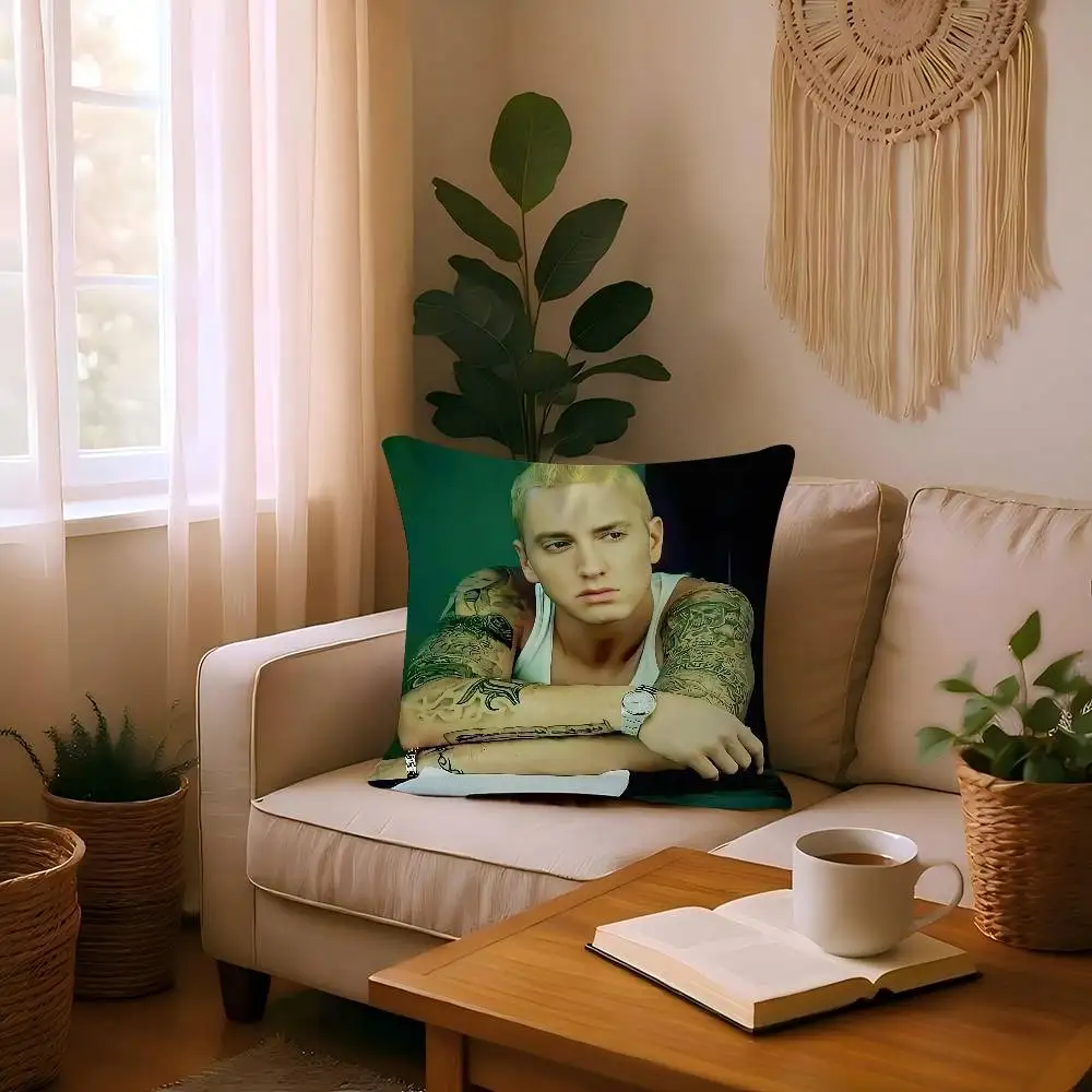 

Singer E-Eminem Office Cushion Pillowcase Car Cushion Cover45X45CM Lumbar Pillowcase Sofa Pillowcover