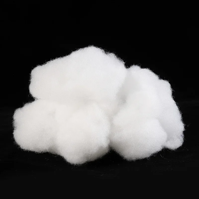 1000g Renewable Cotton Plush Toy Doll Filled Seat Cushion with Cotton Pillow Core Hand Stuffed High-elastic Particle Cotton