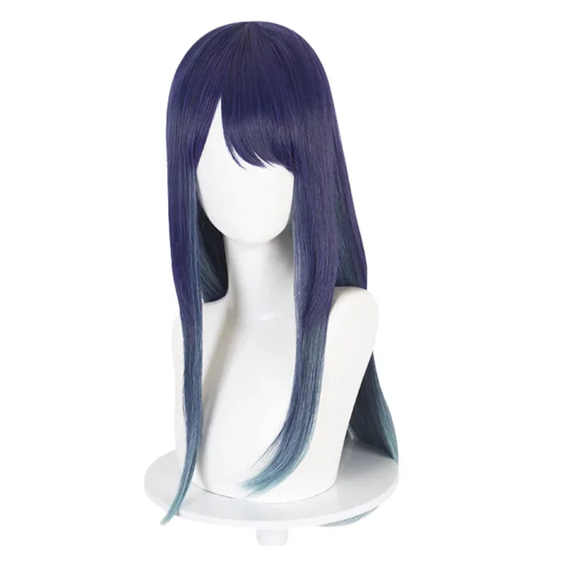 Anime oshi no ko kurokawa akane cosplay traje dia de verão roxo malha vestido de princesa peruca mulher adulta sexy carnaval terno 5ftu ^ 5