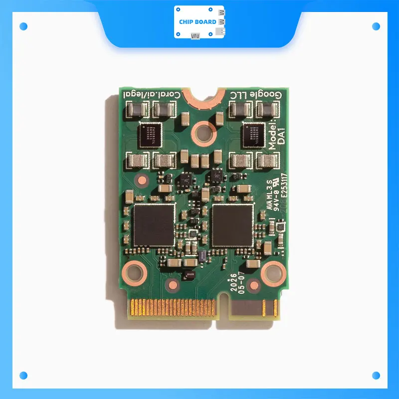 Coral Dual Edge TPU M.2 Accelerator - E-Key for Legacy & New Systems