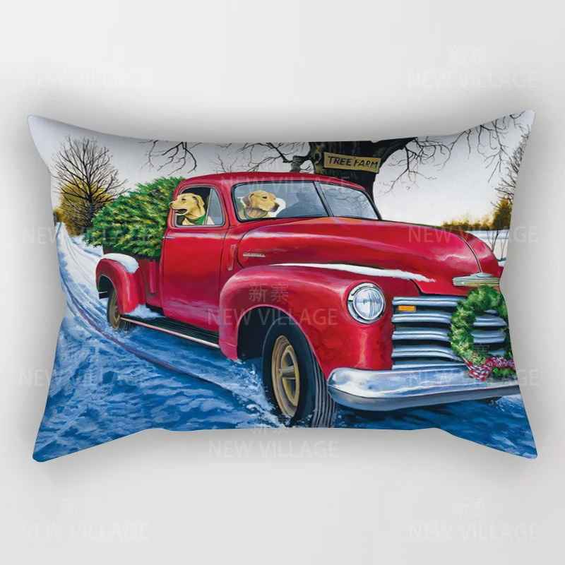 Home autumn decoration Oil painting style pillow cushion cover decorations throw pillow cover 30*50 pillowcase 30x50 40x60 50*70