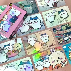 yiji Small Card Cute Hachiware USAGI Momoka Peripheral Cartoon Starlight Laser LOMO Card Collection Card Girl Gift