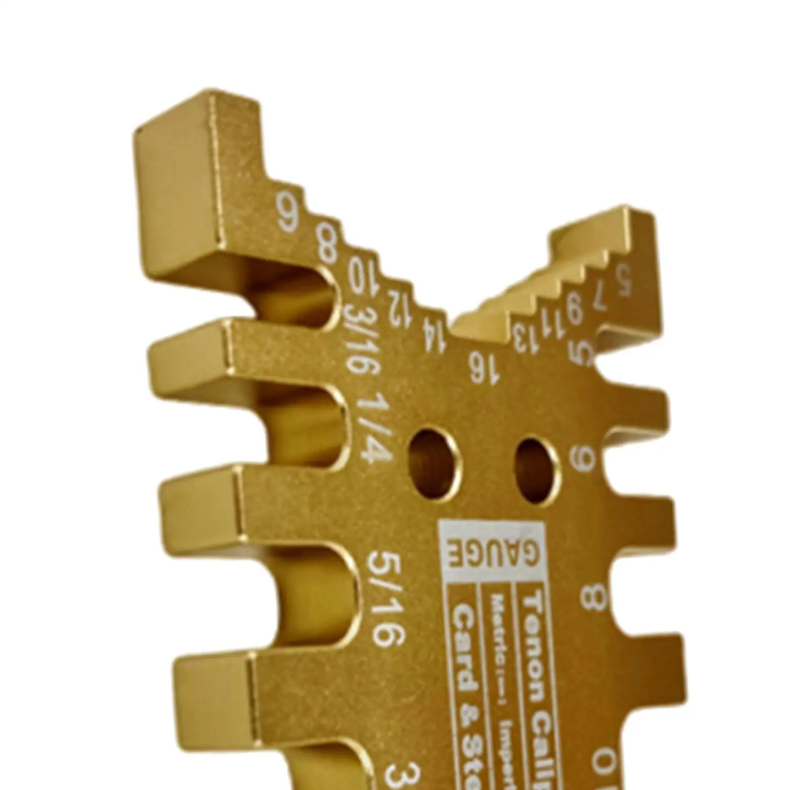 Tenon Caliper Saw Table Machine Tool Measuring Ruler Metric and Tenon for Carpentry , Gold