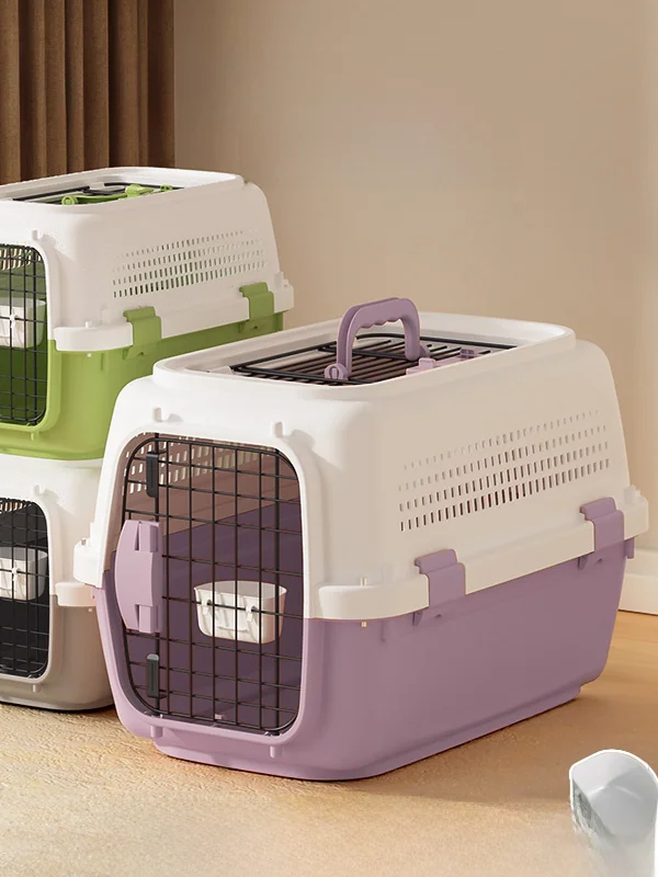 

Portable Pet Air Travel Cage Carrier Bag Dog Cage Outing Car Pet Supplies Box Dog Cage Bapa Travel Bag for s