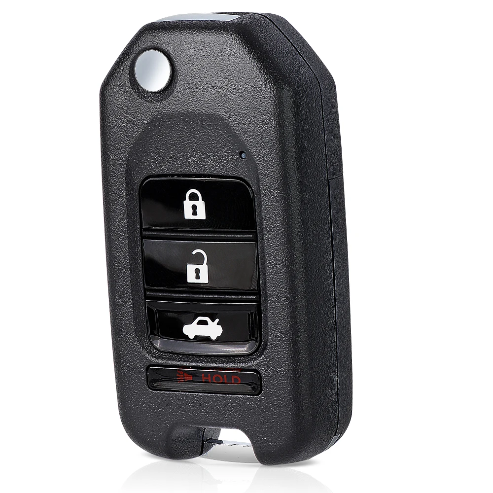 

KEYECU 4-кнопочный 307 МГц ключ-пульт с чипом T5 для Honda CR-V CRV 1999 года, модель для Австралии, обновленный выкидной ключ-пульт дистанционного управления, замена брелока