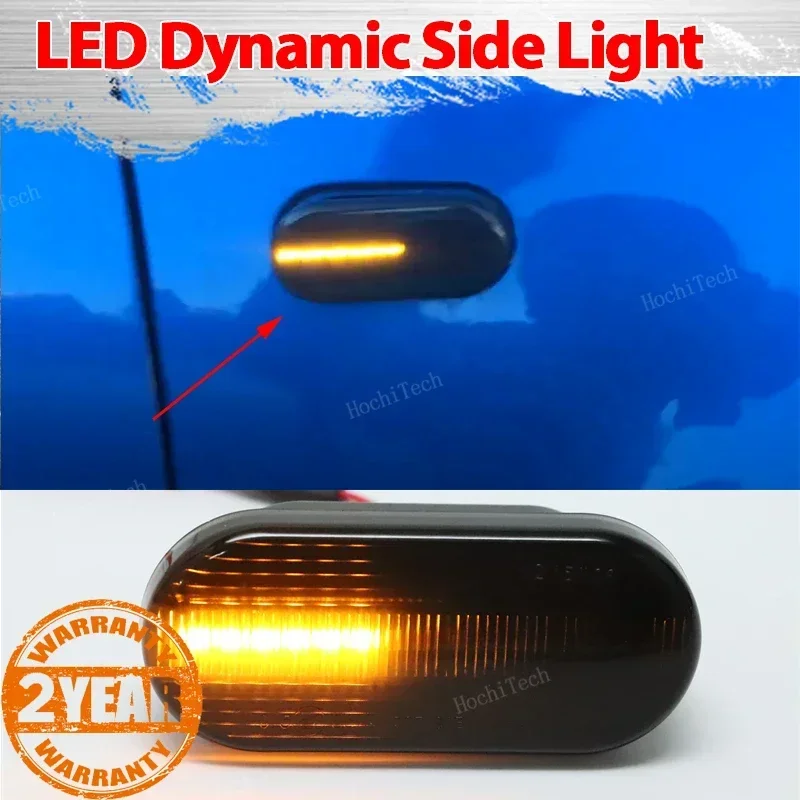 1 Pair Led Dynamic Turn Signal Side Marker Light For SEAT Ibiza 6L Cordoba Toledo Leon MK1 MK2 Octavia