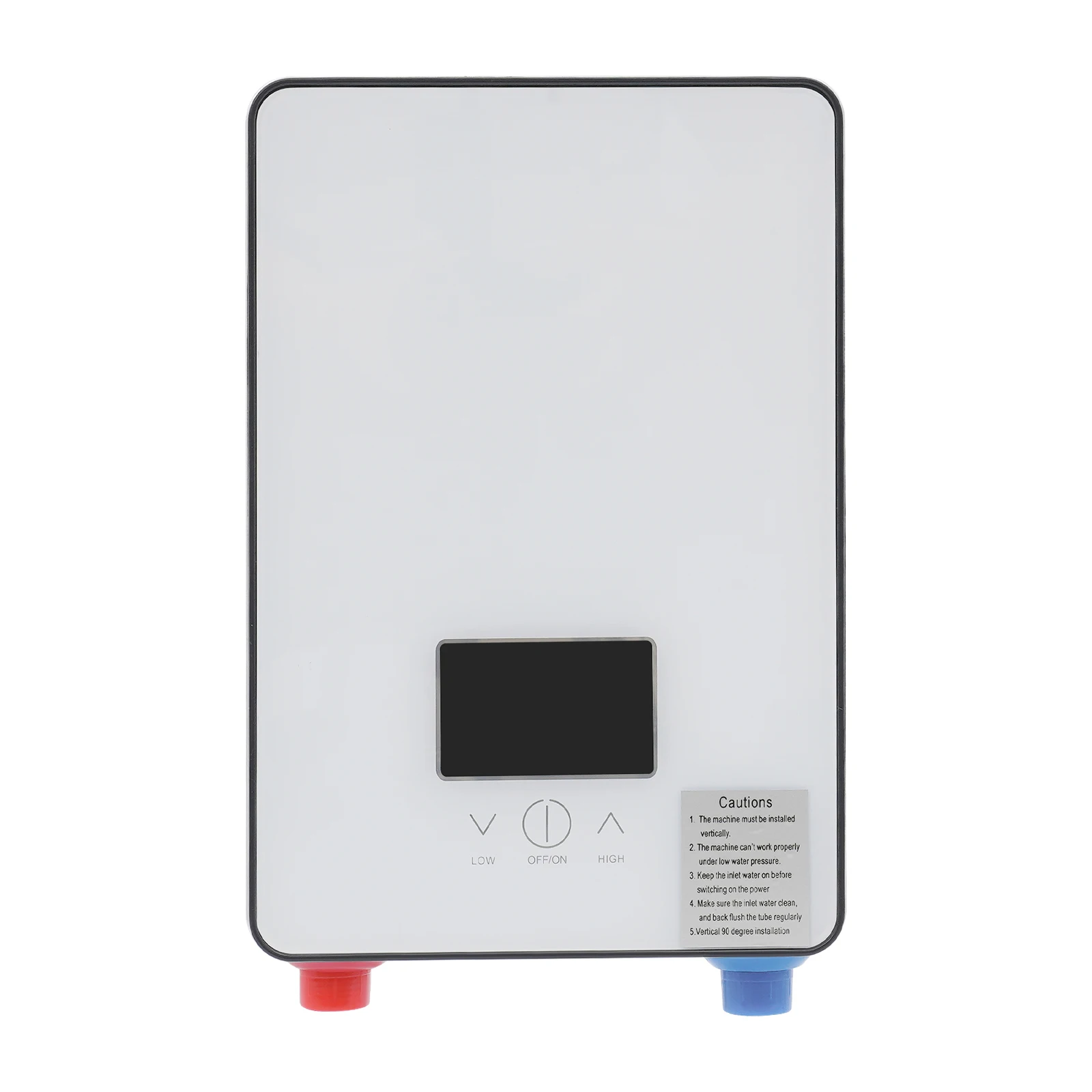 4500W 110V Water Heater, Touch Screen Electric Water Heater, Instantaneous Water Heater On Demand Bath Shower