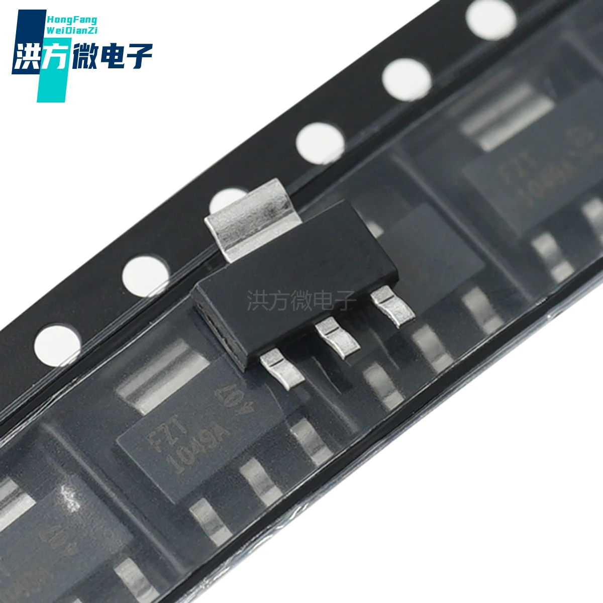 10 قطعة الأصلي FZT1049A BJT 2.5W 25V 5A NPN SOT-223 FZT1049ATA FZT 1049A 1049 AEC-Q101