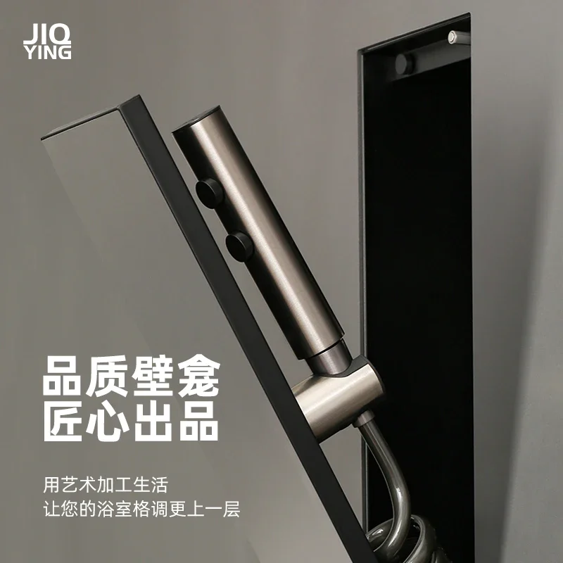 Jiqiying hidden 304 stainless steel spray gun sanitary cleaning toilet buried spray gun niche can be customized