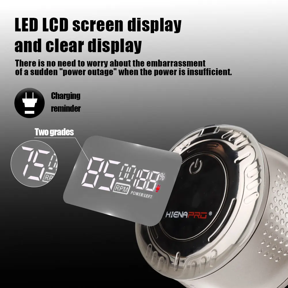 Электробритва IPX8 Водонепроницаемая технология для влажной и сухой уборки 6D Плавающая головка Быстрое бритье Магнитный дизайн Электробритва со светодиодным дисплеем