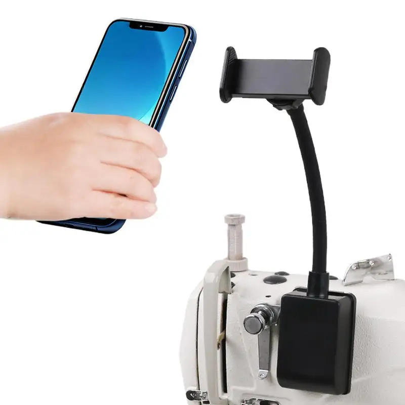 

Phone Mount For Desk Flexible Cell Phone Holder Sewing Machine Semi-Automatic Magnetic Mount Adjustable Telescopic Tether