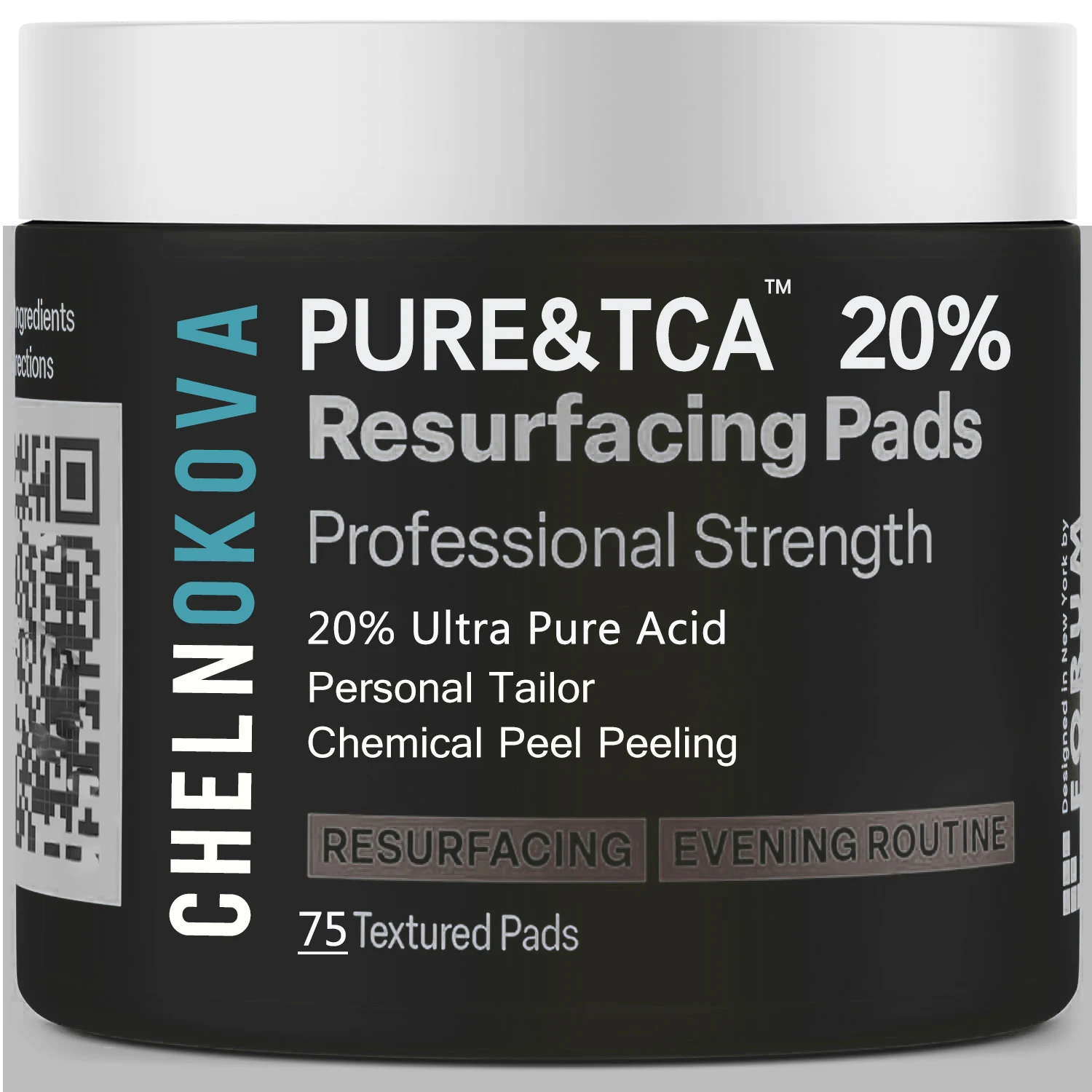 

PURE&TCA Resurfacing Pads для лица, 60 мл, 20% в упаковке 75 подушечек — Peel Pads for Clearer, Smoother Skin — Отшелушивающие подушечки для лица