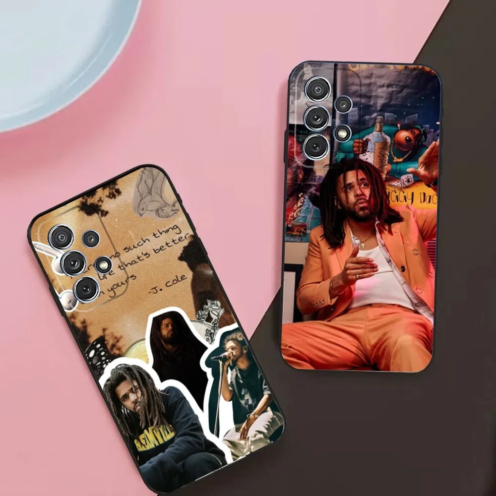 Rapper J C-Cole Phone Case For Samsung Galaxy A13,A21s,A22,A31,A32,A52,A53,A71,A80,A91 Soft Black Phone Cover