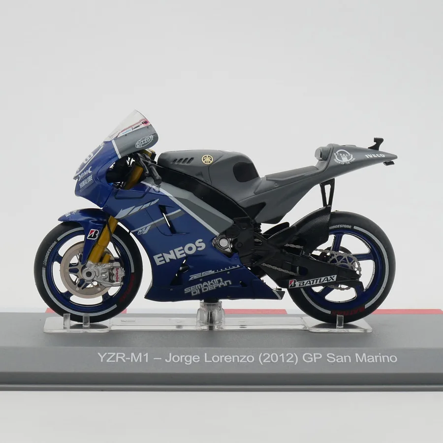 IXO 1:18 Scale Diecast Alloy GP 2012 YZR-M1 Motorcycle Toys Cars Model Classics Adult Collection Souvenir Gifts Static Display