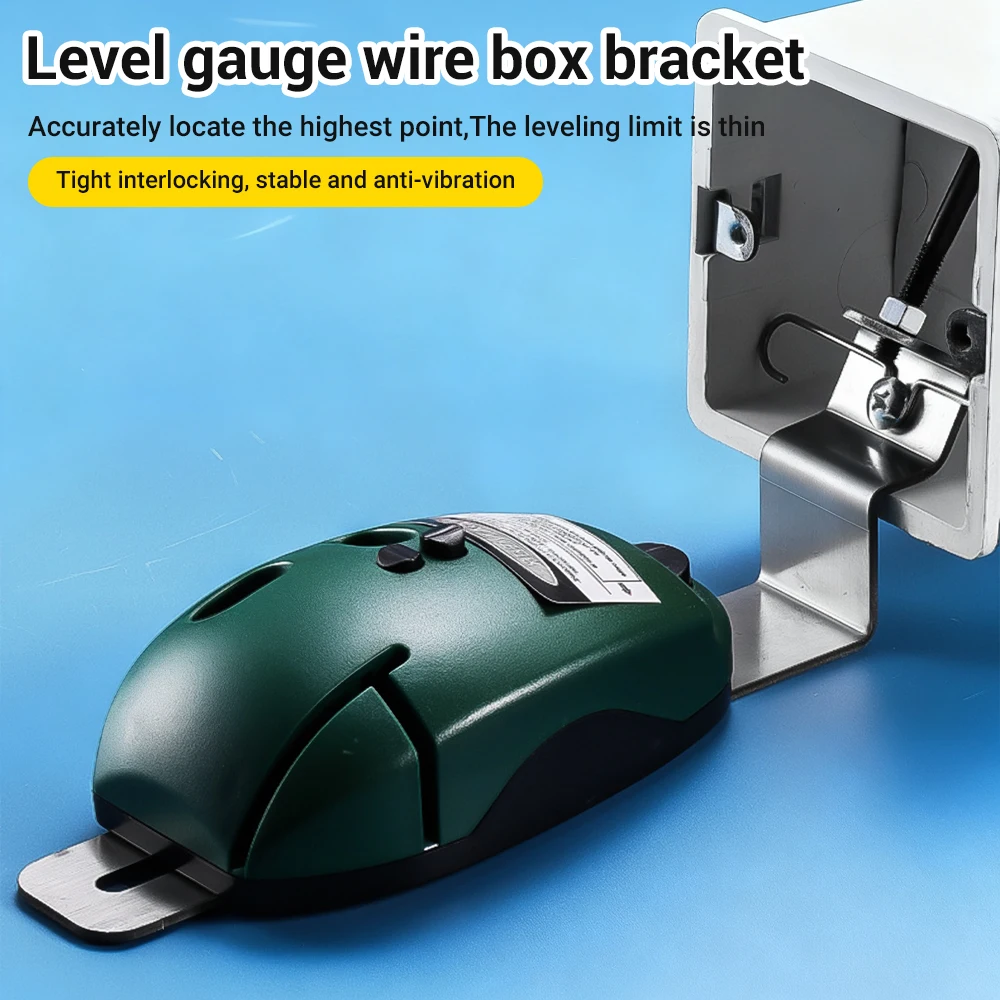 ที่ยึดเลเซอร์ระดับ 360 องศา พร้อมฟลูออเรสเซนต์สำหรับมองเห็นในเวลากลางคืน และติดตั้งบนผนังโดยไม่ต้องใช้เครื่องมือเพื่อความสะดวกในการติดตั้ง