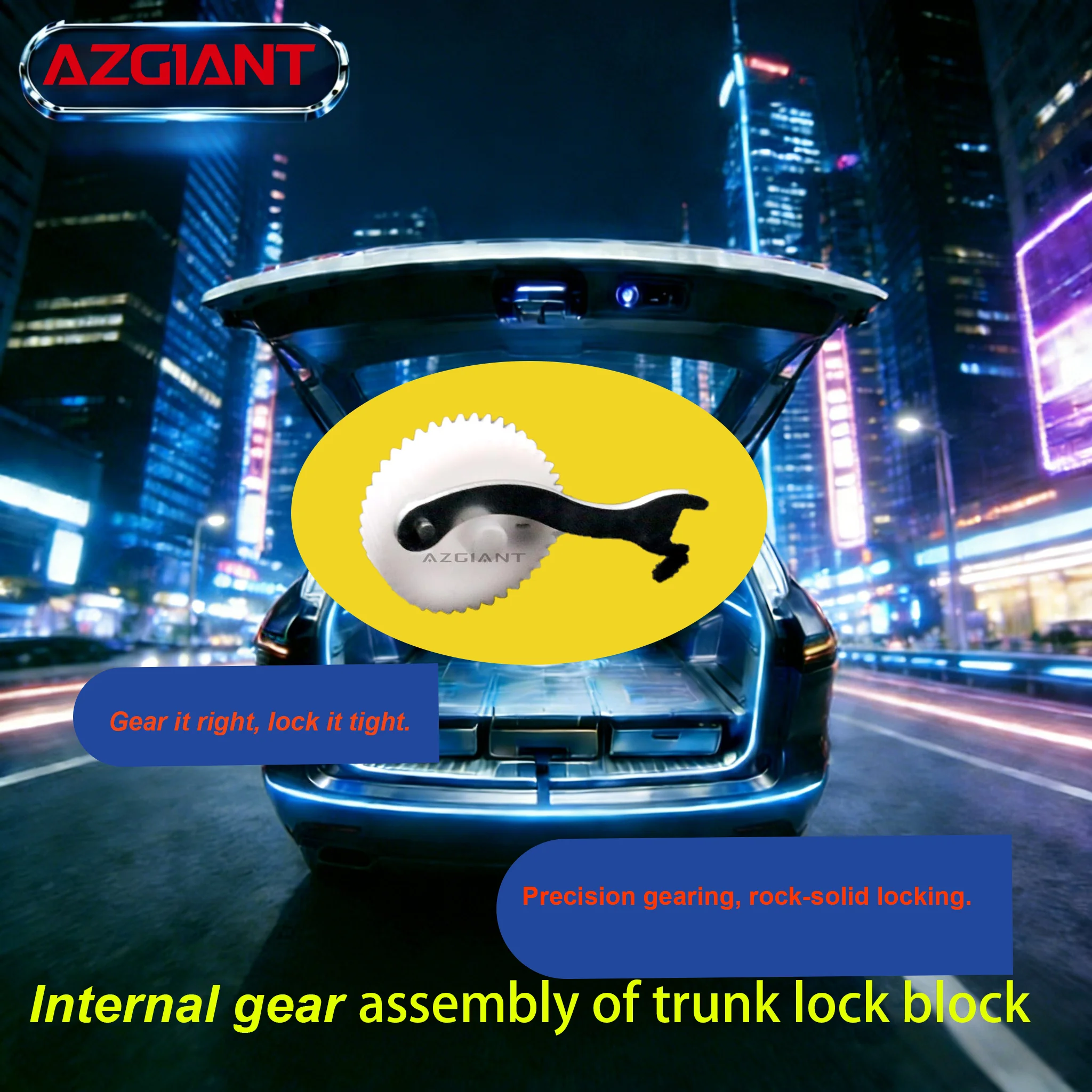 AZGIANT Trunk Lock Internal Gear Assembly – Engineered for Perfect Fitment in Nissan Altima Sylphy Tiida Latio