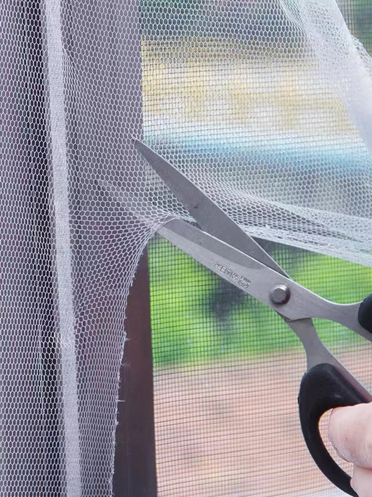 150*200cm Window Protective Net Screen Isolate Mosquito Control Adjustable Size Mosquito Net Prevent Cats Egress Curtains