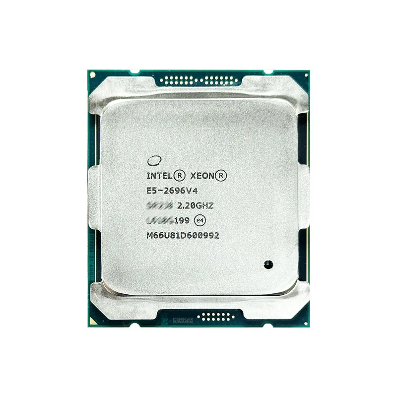 Processeur Intel Xeon 2696V4 E5 2696 V4 utilisé 2,2 GHz 22 cœurs 55 M 150 W 14 nm LGA 2011-3 CPU serveur