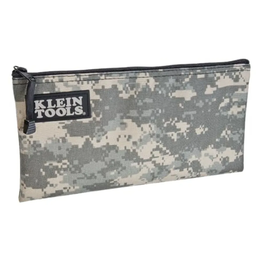 

5139C Zipper Bag, Camouflage Cordura Nylon Tool Pouch with Heavy-Duty Zipper Close, 12.5 x 7-Inch