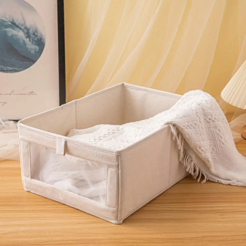 Caja de almacenamiento plegable, cómoda y lavable, diseño plegable, organizador de ropa y pantalones, uso diario