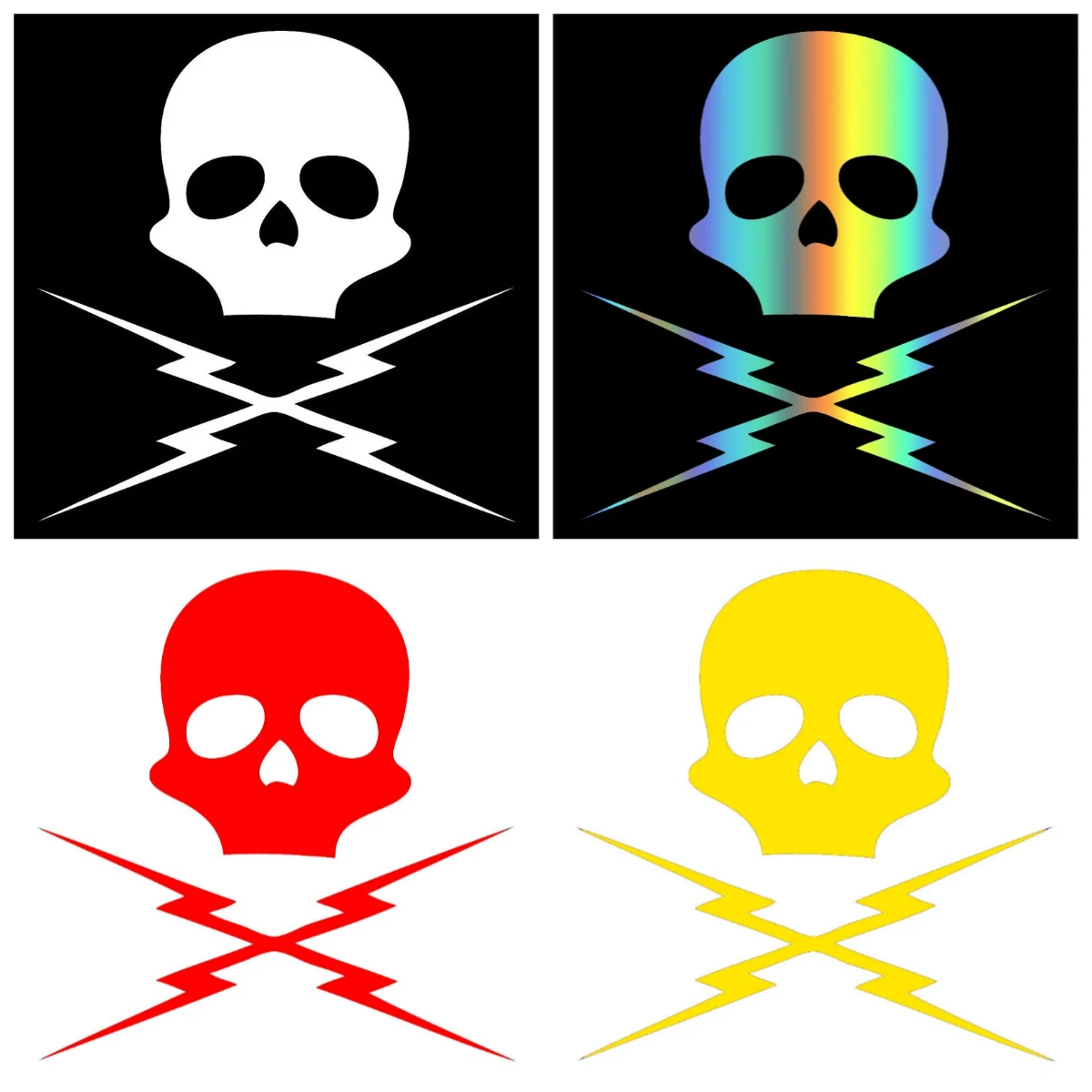 Personalized Motorcycle Stickers Vinyl Decal Skull Design Adventure Death Proof Car Decals