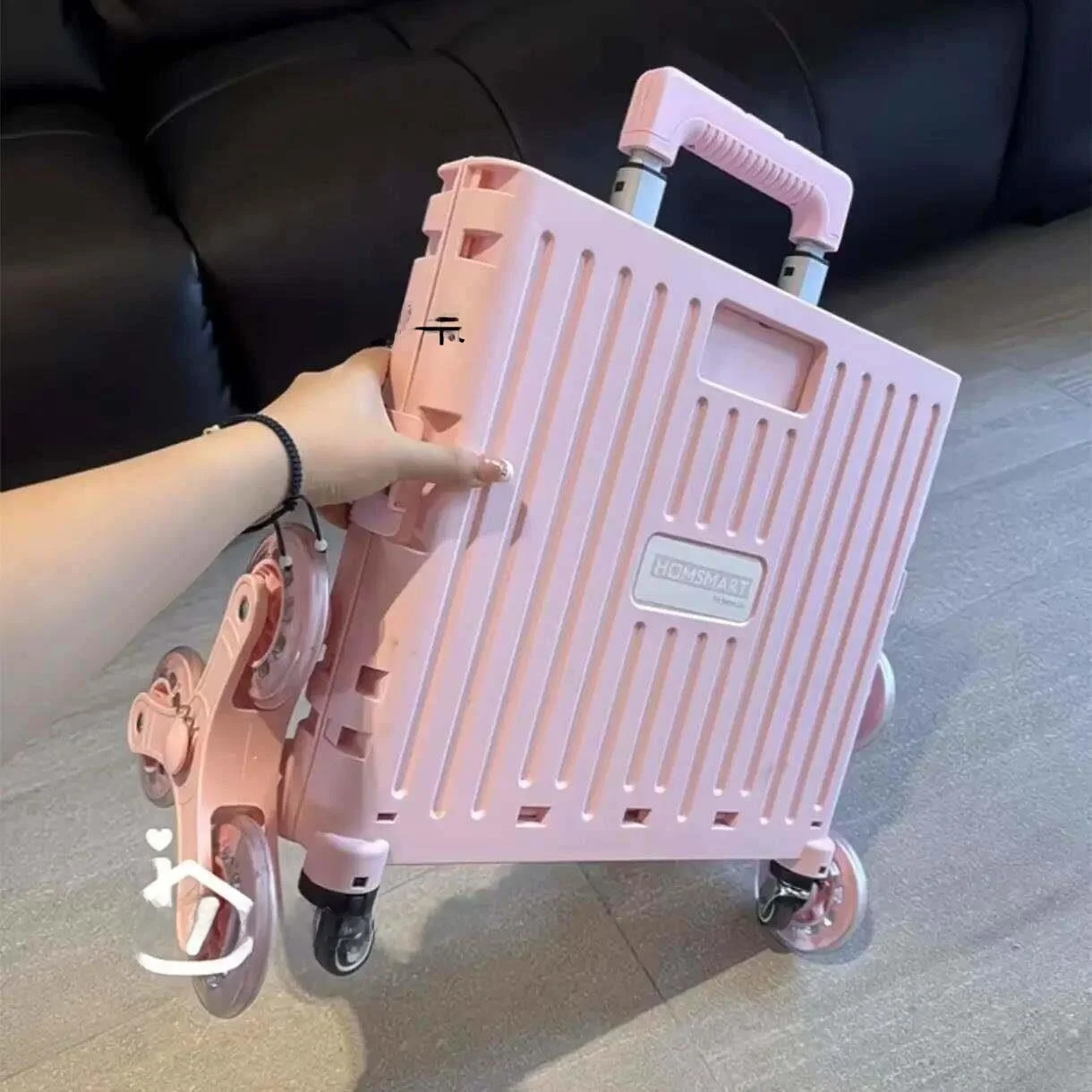 ultra-lightweight-foldable-shopping-cart-with-cover-portable-vegetable-buying-little-pulling-car-stair-climbing-multi-function