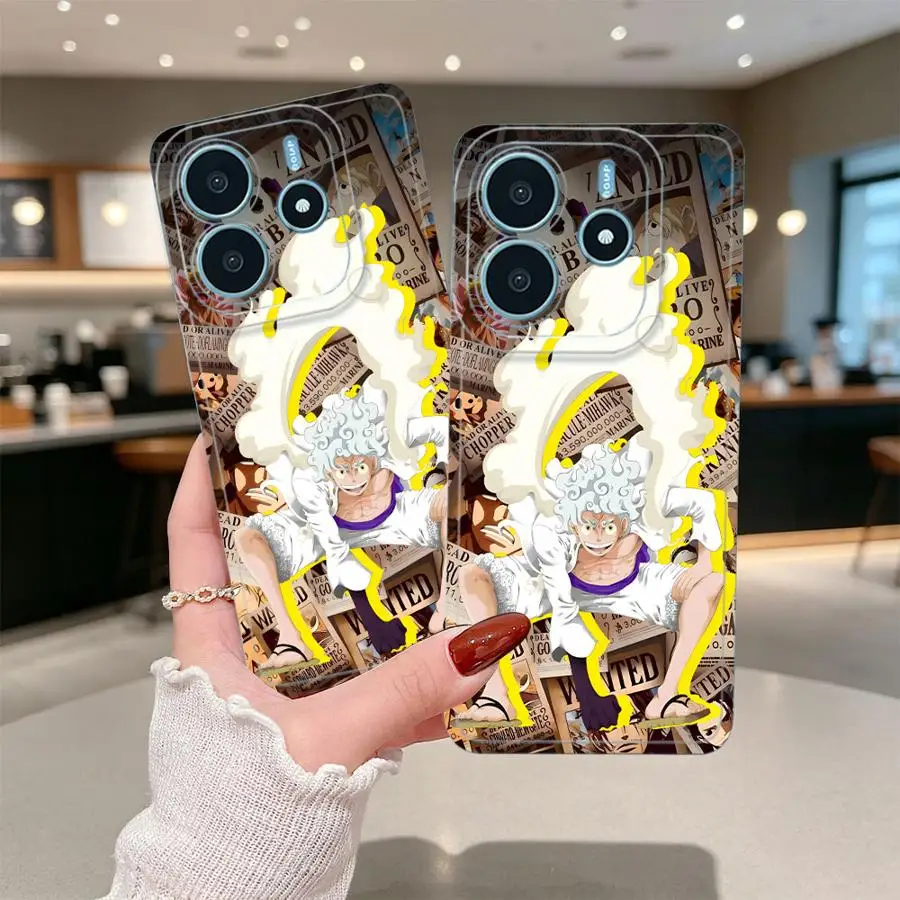 Soft Phone Cover Case for Xiaomi Redmi Note 15 14 Pro Plus Note 13 12 13C 9 10 15Pro 14C A4 11S 11 12S One Piece Ace Luffy 