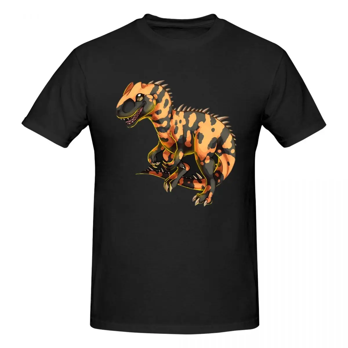 Allosaurus Men T-Shirt Fashion Oversized T Shirts Men's Round Neck Cotton Tees Short Summer Male