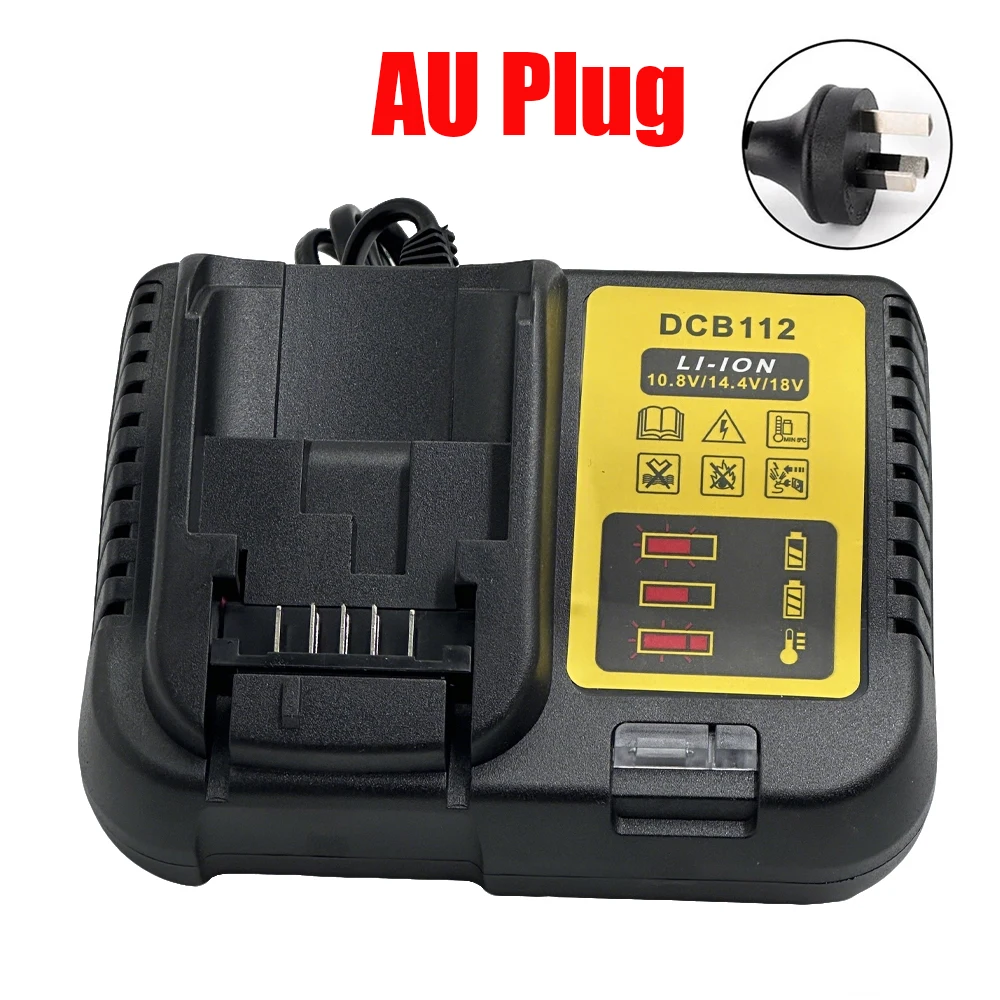 DCB112 Batterijlader Voor Dewalt 10.8V 12V 14.4V 18V 20V DCB206 DCB205 DCB204 DCB203 DCB120,DCB107 DCB115 DCB105 (Geen batterij)