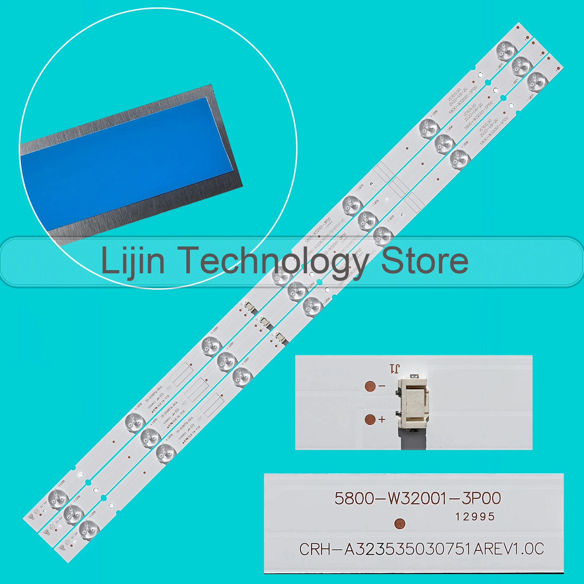 

LED backlight strip for LC320DXJ-SFA2 32LES71T2 STV-LC32T650WL LT-32T450R STV-LC32T650 5800-W32000-2P20 TD607180C373801702