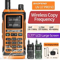 BAOFENG UV-17 Pro V2 Walkie Talkie Wireless Copy Frequency 999CH Long Range Upgrade UV-5R K5 21 Pro Protable Two Way Ham Radio