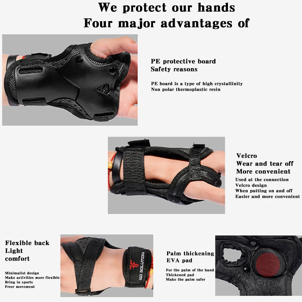 Roller Snowboarding Skating Guard Skiing Armfuls Wrist Support Hand Protection Ski Wrist Support Skiing Palm Protection