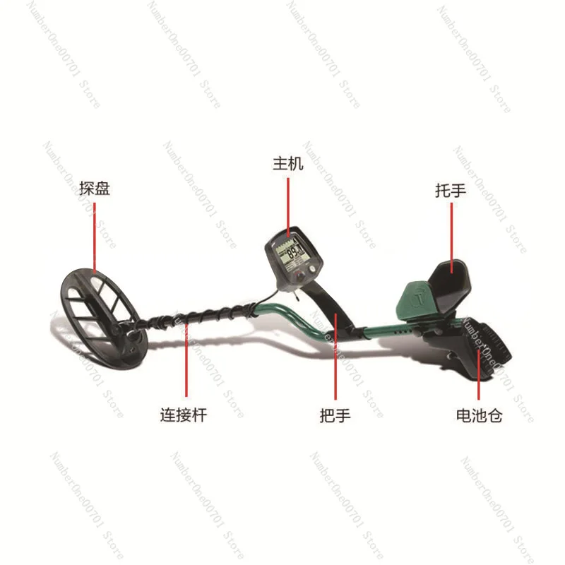 

Подземный металлоискатель T2, ручной археологический металлоискатель, импульсный цифровой дисплей, охотник за сокровищами