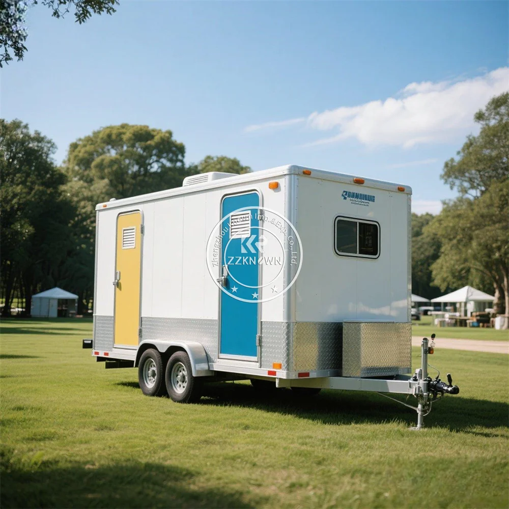 

Outdoor Toilet Mobile Bathroom Toilets Trailer Portable Luxury Restroom Shower Trailer